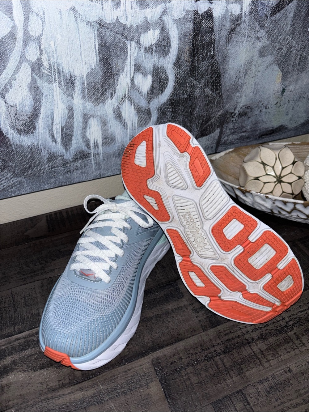Hoka One One Bondi 7 running shoes WOMENS 7.5 WIDE - Picture 8 of 14